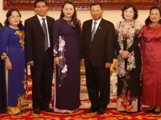 Đoàn đại biểu Hội LHPN Việt Nam tiếp Chủ tịch Thượng viện Campuchia