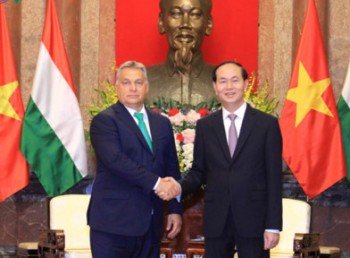 Chủ tịch nước Trần Đại Quang tiếp Thủ tướng Hungary Orban Viktor
