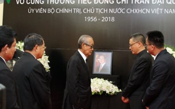 Quốc vương Campuchia chia buồn Chủ tịch nước Trần Đại Quang từ trần