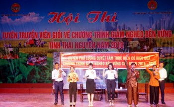 Sôi nổi hội thi “Tuyên truyền viên giỏi về chương trình giảm nghèo bền vững" tỉnh Thái Nguyên năm 2018
