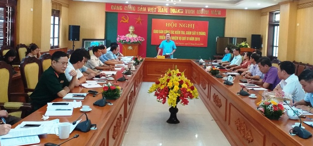 Ủy ban kiểm tra Tỉnh Thái Nguyên - Triển khai công tác kiểm tra, giám sát quý IV năm 2019