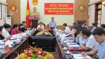 Đoàn Đại biểu Quốc hội làm việc với UBND tỉnh Thái Nguyên trước Kỳ họp thứ 8, Quốc hội khóa XIV