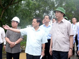 Chủ tịch nước kiểm tra công tác khắc phục bão lũ tại Đà Nẵng
