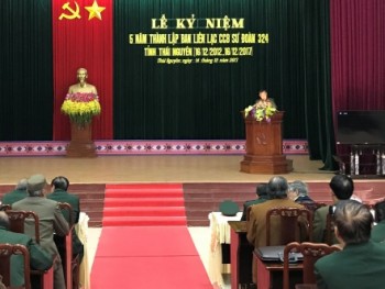 Kỷ niệm 5 năm thành lập Ban liên lạc Cựu chiến binh Sư đoàn 324 tỉnh Thái Nguyên