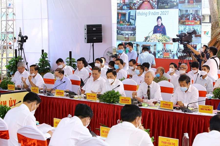 [Photo] Hội thảo khoa học kỷ niệm 85 năm thành lập cơ sở Đảng Cộng sản đầu tiên tỉnh Thái Nguyên (1936-2021)