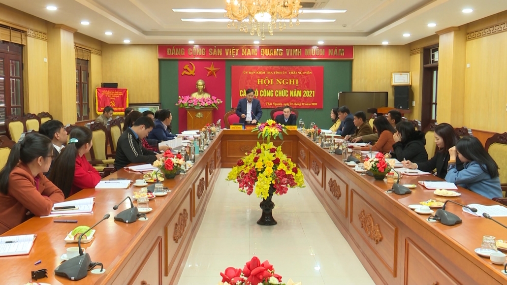 Ủy ban Kiểm tra Tỉnh ủy Thái Nguyên quyết tâm hoàn thành các nhiệm vụ trong năm 2021
