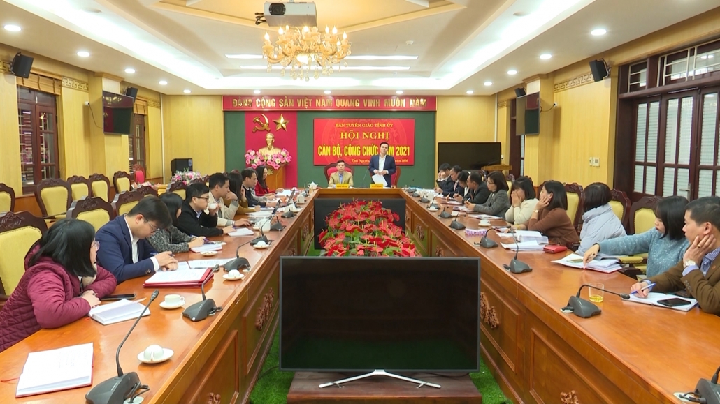 Ban Tuyên giáo Tỉnh ủy Thái Nguyên quyết tâm hoàn thành các nhiệm vụ trong năm 2021