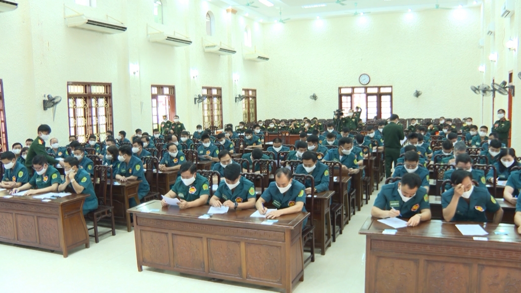Ghi nhận từ hội thi pháp luật về dân quân tự vệ huyện Đại Từ