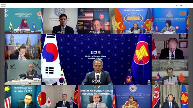 Bộ Ngoại giao Hàn Quốc thông báo về hội nghị trực tuyến của ARF