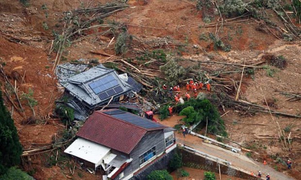 Nhật Bản: Vẫn còn hơn 100 người mất tích sau trận lở đất kinh hoàng
