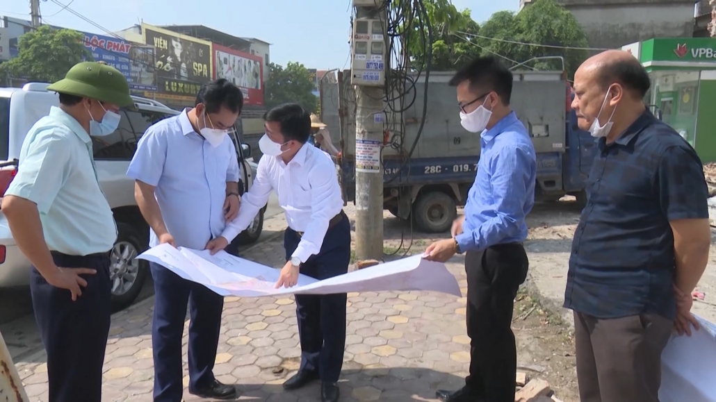 Lãnh đạo tỉnh kiểm tra 1 số dự án tại thị xã Phổ Yên