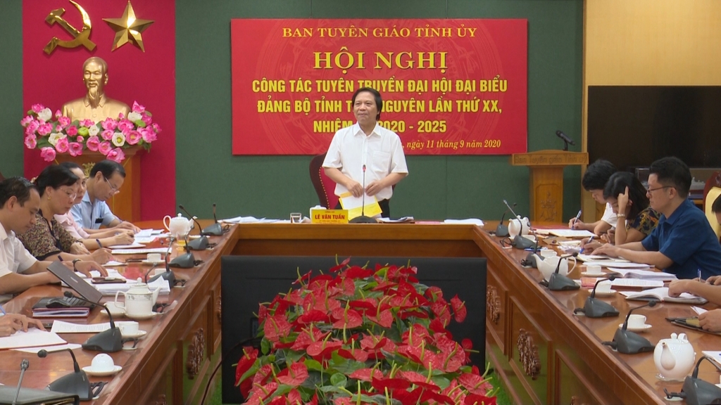 Đẩy mạnh tuyên truyền Đại hội đại biểu Đảng bộ tỉnh Thái Nguyên lần thứ XX, nhiệm kỳ 2020-2025