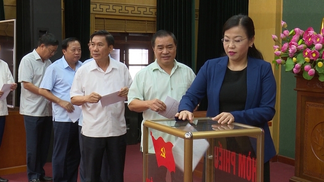 Thái Nguyên: Thực hiện quy trình giới thiệu tái cử nhân sự