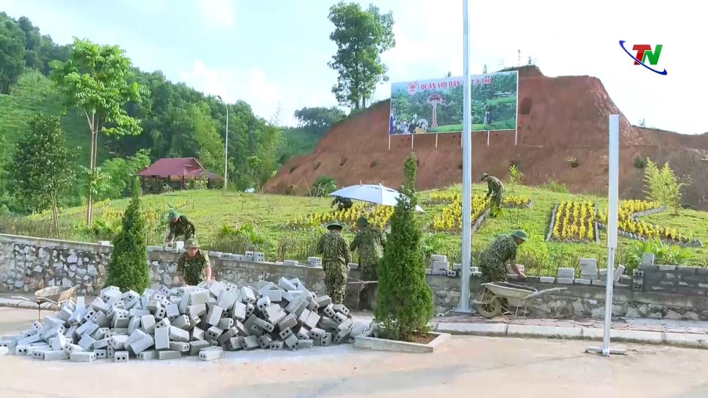 Ban CHQS huyện Định Hóa: Xây dựng doanh trại chính quy sáng, xanh, sạch đẹp