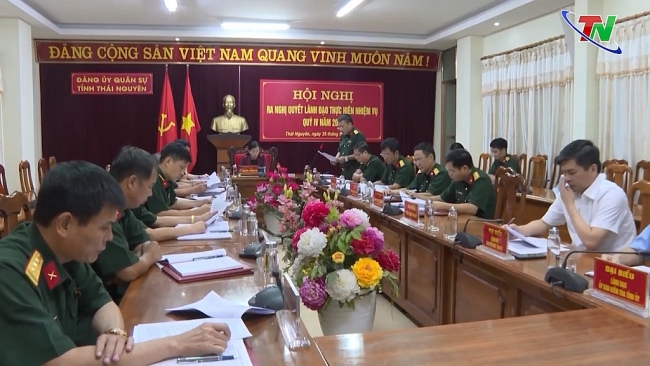 Đảng ủy Quân sự tỉnh Thái Nguyên ra nghị quyết thực hiện nhiệm vụ quý IV/2020