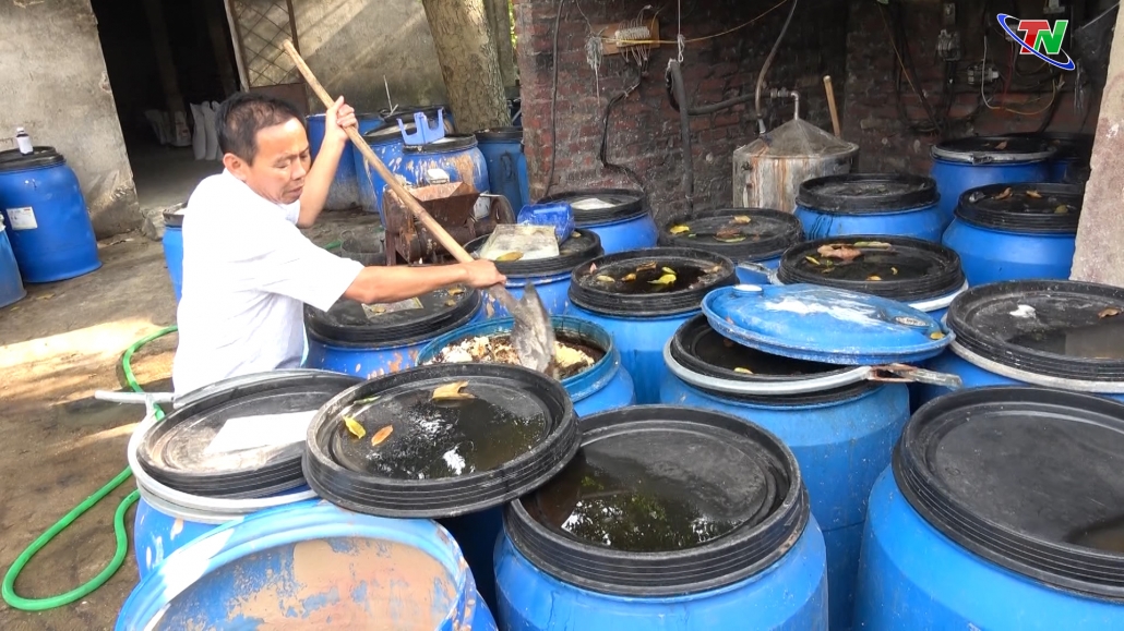 Đã có kết quả đo, phân tích của cơ quan quan trắc môi trường về nguồn nước dẫn vào ao thả cá của gia đình ông Hà Duy Văn