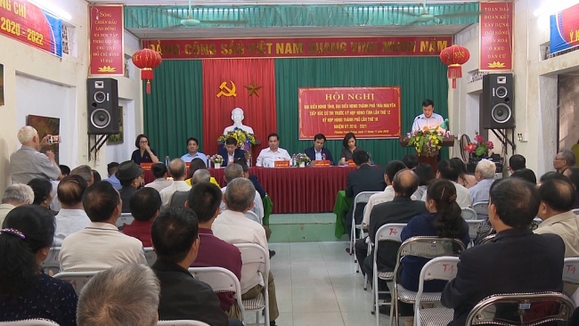 Tiếp xúc cử tri trước kỳ họp thứ 12, Hội đồng nhân dân tỉnh Thái Nguyên khóa XIII
