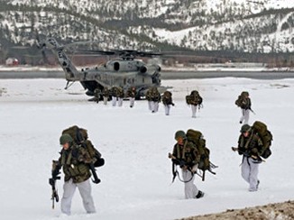 Mỹ triển khai 300 lính thủy đánh bộ tới Na Uy gần biên giới Nga