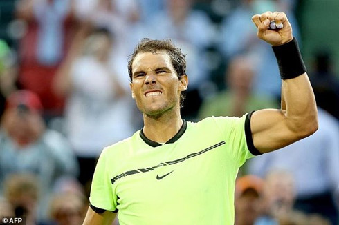 Nadal giành vé vào vòng 3 Miami Open