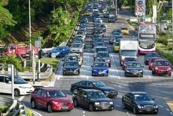 Chi phí sở hữu xe tại Singapore tăng cao kỷ lục