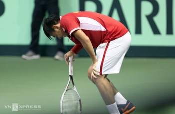 Lý Hoàng Nam vắng mặt, Việt Nam bị đánh giá thấp ở Davis Cup