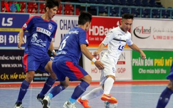 Futsal HDBank 2017: Thái Sơn Bắc thắng sát nút 1-0 trước Tân Hiệp Hưng