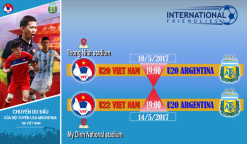 Giá vé xem “đàn em” Messi đấu U20 Việt Nam rẻ nhất 100.000 đồng