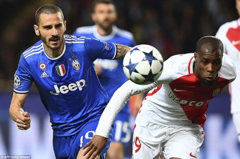 Monaco 0-2 Juventus: Higuain lập cú đúp