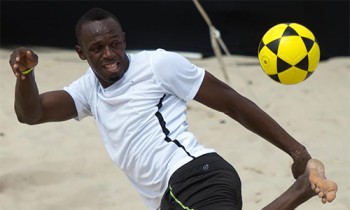 Usain Bolt tham vọng vào top 50 cầu thủ hay nhất thế giới