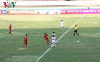 U15 bóng đá nữ Việt Nam thua sát nút Thái Lan trong trận khai mạc