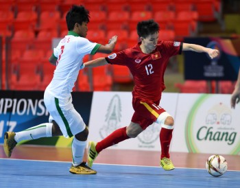 U20 futsal Việt Nam hoà đáng tiếc trước Indonesia tại giải châu Á 2017