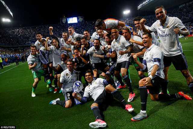 C.Ronaldo lập công, Real Madrid lên ngôi vô địch La Liga