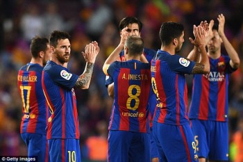 Messi lập cú đúp, Barcelona ngược dòng thắng đậm Eibar