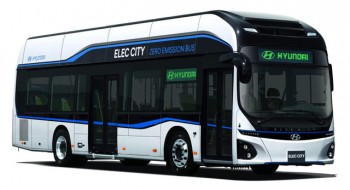 Huyndai giới thiệu mẫu xe buýt chạy hoàn toàn bằng năng lượng điện