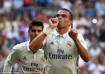 “Trung vệ thép” Pepe xác nhận rời Real Madrid