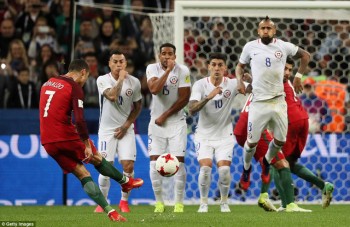 Bồ Đào Nha gục ngã trước Chile sau loạt “đấu súng”