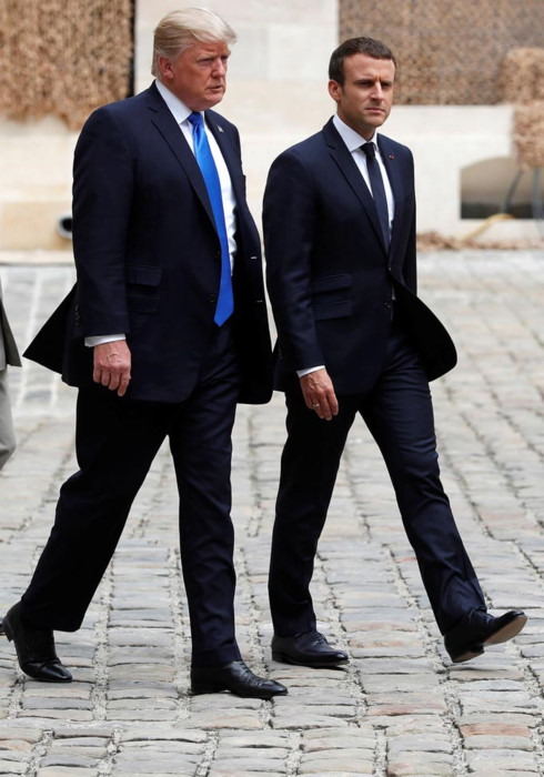 Tổng thống Macron và bài toán “cương - nhu” với Tổng thống Trump