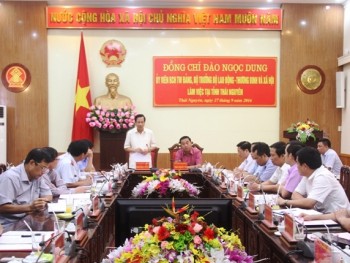 Bộ trưởng Bộ Lao động, Thương binh và Xã hội làm việc tại Thái Nguyên