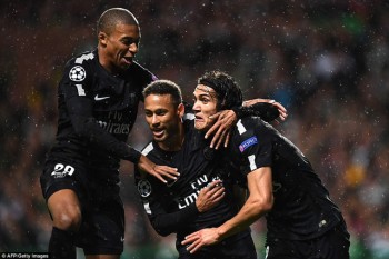 Bộ ba 466 triệu euro rực sáng, PSG đại thắng 5-0 ở Champions League