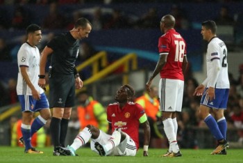 HLV Mourinho thông báo về chấn thương của Pogba