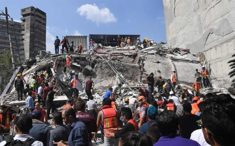 50 người được cứu sống sau trận động đất kinh hoàng ở Mexico
