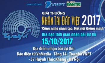 Gia hạn nộp bài dự thi Nhân tài Đất Việt 2017 đến 15/10/2017