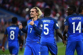 Hạ gục Belarus, Pháp giành vé dự World Cup 2018
