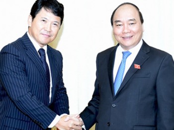 Thủ tướng tiếp Công sứ Đại sứ quán Nhật Bản