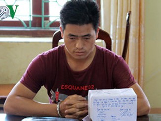 Bị bắt khi vận chuyển heroin từ Lào về Việt Nam