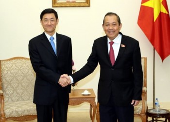 Phó Thủ tướng Trương Hòa Bình tiếp Thứ trưởng Bộ An ninh Trung Quốc