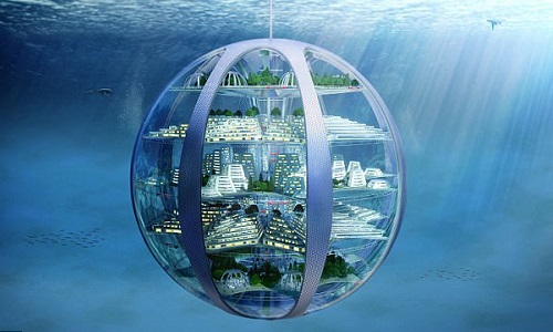 Con người có thể hóa tiên cá sống trong thành phố dưới nước