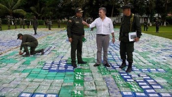 Colombia thu giữ hơn 2 tấn ma túy