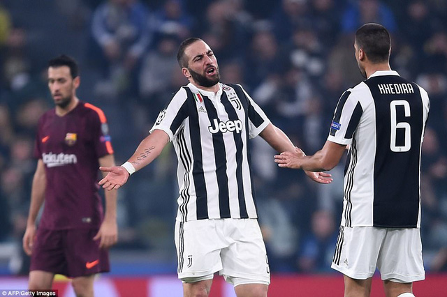 hoa juventus barcelona gianh ve di tiep o champions league