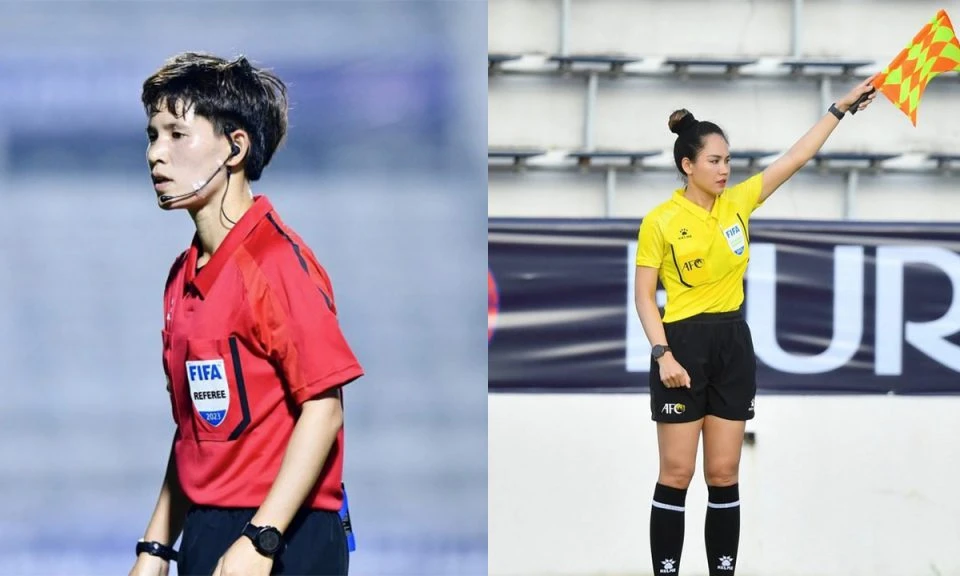 Hai trọng tài Việt Nam được bổ nhiệm tại Giải bóng đá U20 nữ châu Á 2024
